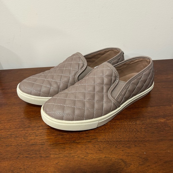 Shoes - Steve Madden Quilted Slip-On women’s Shoes - Brown